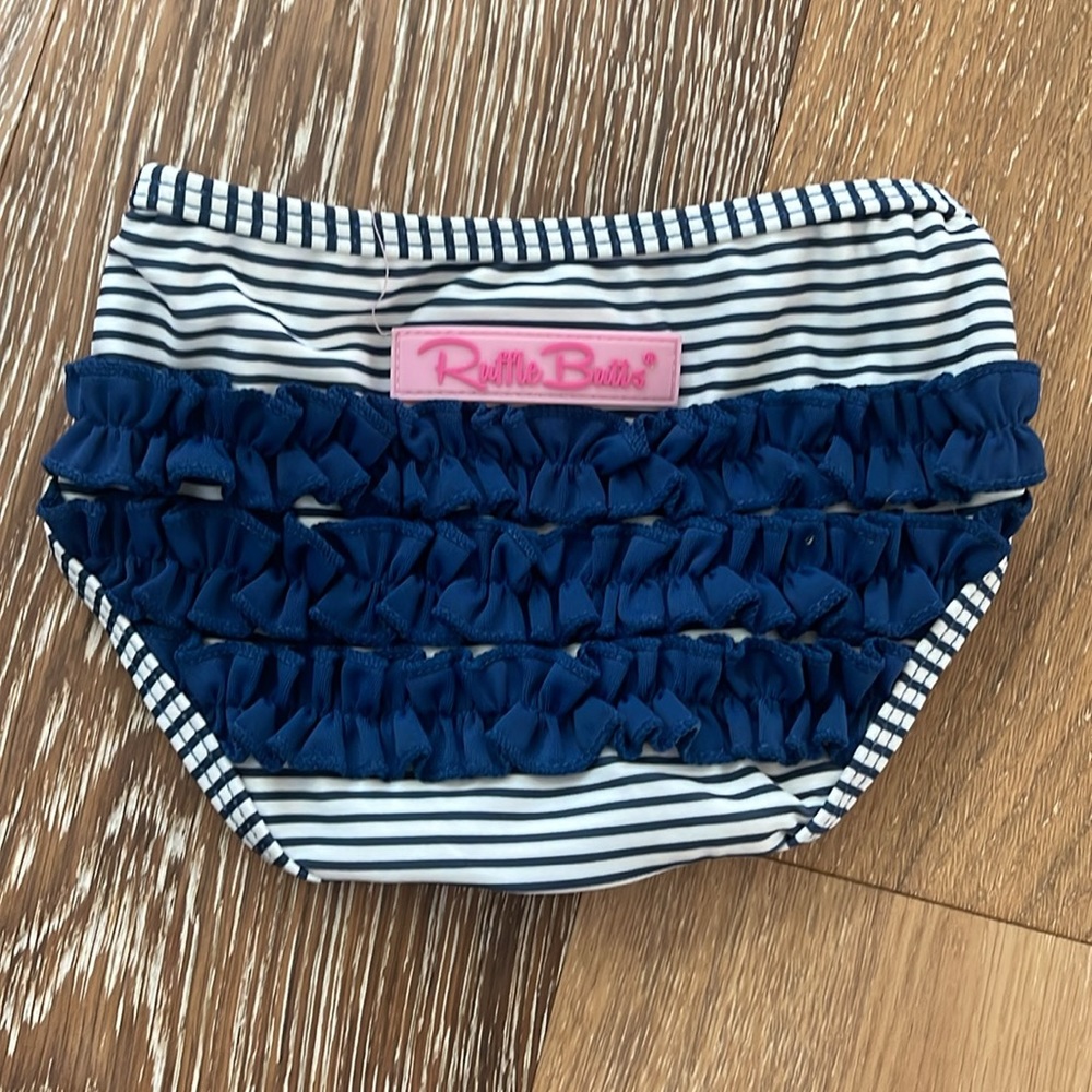 NWT RuffleButts Rashguard SPF Swim 6-12 months - Picture 3 of 7